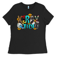 Black x ray tech Ladies Tee - OliviaCreatesArt
