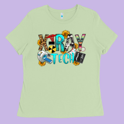 X Ray Tech Ladies Tee Designed By Oliviacreatesart