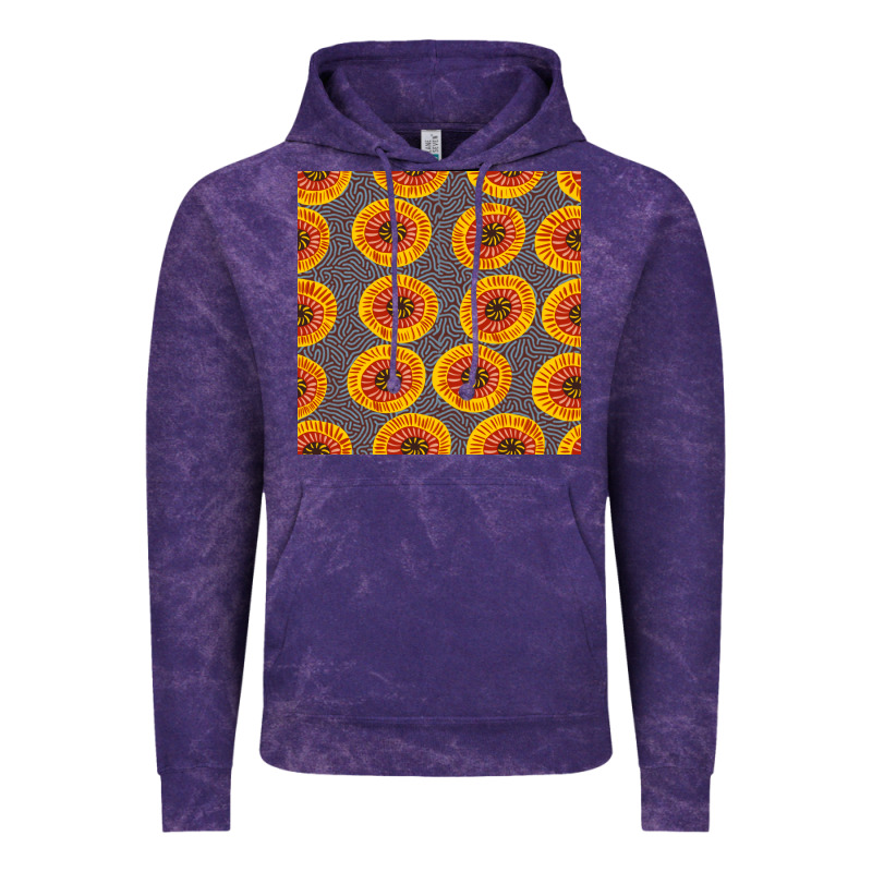 African Fabric Seamless Pattern Vintage Hoodie by BundleAndBundleShop | Teevron