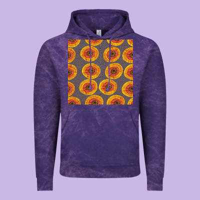 African Fabric Seamless Pattern Vintage Hoodie Designed By Bundleandbundleshop