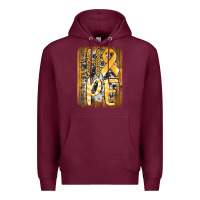 Burgundy finding the cure starts with hope childhood cancer awareness  with bac Premium Hoodie - Jasminsmagicworld