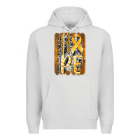 Dove Grey finding the cure starts with hope childhood cancer awareness  with bac Premium Hoodie - Jasminsmagicworld