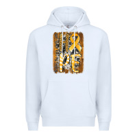 White finding the cure starts with hope childhood cancer awareness  with bac Premium Hoodie - Jasminsmagicworld