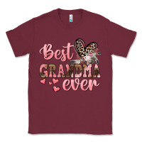 Burgundy Best Grandma ever Mother's Day Classic Tee - CowGirlArtShop