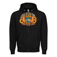 Black happy fall Zipper Hoodie - AdoDesignShop