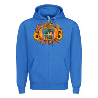 True Royal happy fall Zipper Hoodie - AdoDesignShop