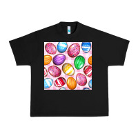 Black Easter Eggs Seamless Pattern Urban Heavy Tee - BundleAndBundleShop