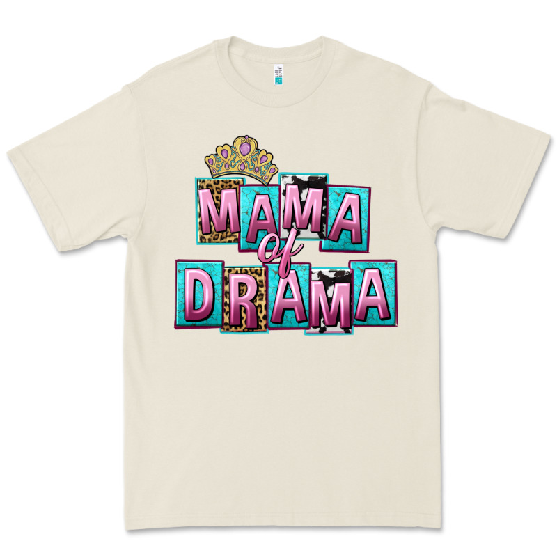 Mama Of Drama Mother's Day Premium Tee by CowGirlArtShop | Teevron