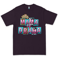 Plum Mama of Drama Mother's Day Premium Tee - CowGirlArtShop