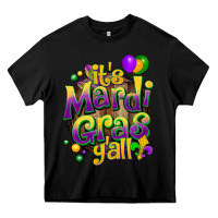 Black its mardi gras yall Heavy Core Tee - CowGirlArtShop