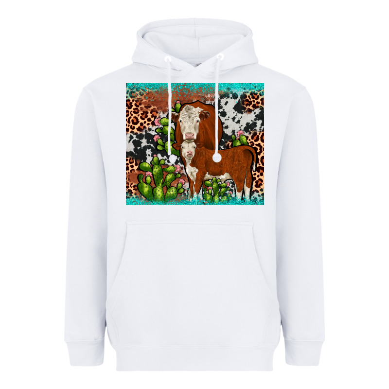 Hereford Cactus Tumbler Heavyweight Hoodie by JahusDesignShop | Teevron