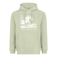 Matcha the great wave off kanagawa Heavyweight Hoodie - artisFamous