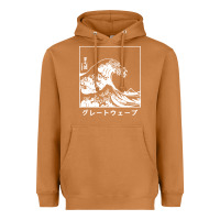 Meerkat the great wave off kanagawa Heavyweight Hoodie - artisFamous