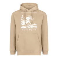 Mushroom the great wave off kanagawa Heavyweight Hoodie - artisFamous