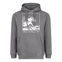Storm the great wave off kanagawa Heavyweight Hoodie - artisFamous