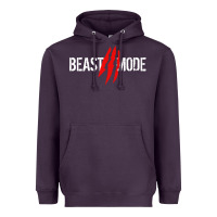 Plum beast mode Heavyweight Hoodie - artisFamous