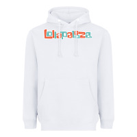 White Lollapalooza Festival Heavyweight Hoodie - artisFamous