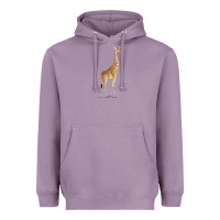 Lavender Giraffe Heavyweight Hoodie - artisFamous