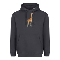 Smoke Giraffe Heavyweight Hoodie - artisFamous