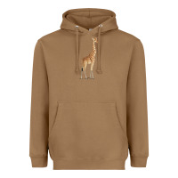Toasted Coconut Giraffe Heavyweight Hoodie - artisFamous