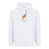 White Giraffe Heavyweight Hoodie - artisFamous