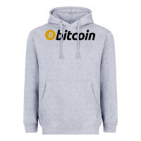 Heather Grey vintage look bitcoin Heavyweight Hoodie - artisFamous