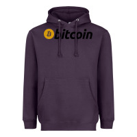 Plum vintage look bitcoin Heavyweight Hoodie - artisFamous