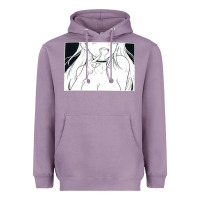 Lavender anime eyes Heavyweight Hoodie - artisFamous