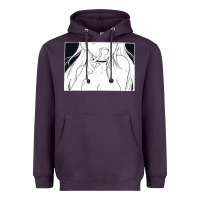 Plum anime eyes Heavyweight Hoodie - artisFamous