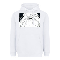 White anime eyes Heavyweight Hoodie - artisFamous