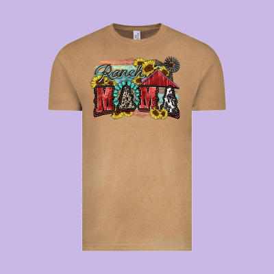Ranch Mama Motthaer's Day Vintage Tee Designed By Fadigitalartstudio