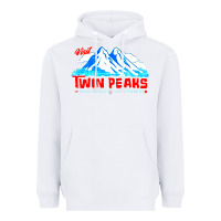 White visit twin peaks Heavyweight Hoodie - artisFamous