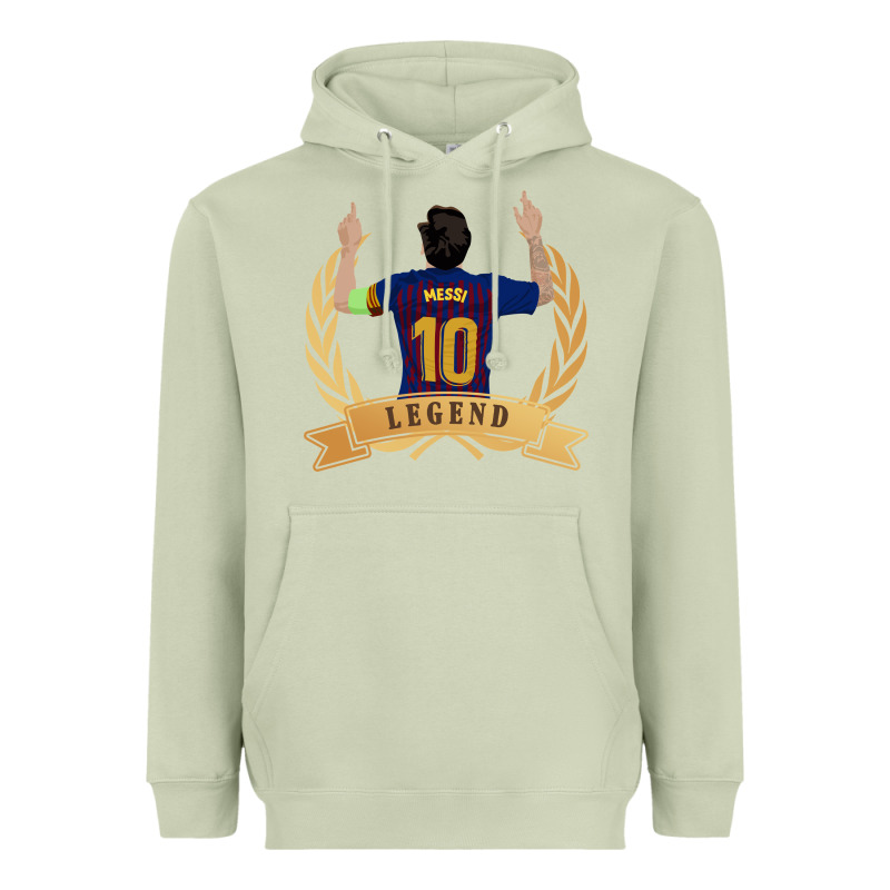 Messi The Legend Heavyweight Hoodie by artisFamous | Teevron