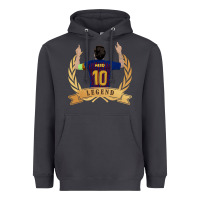Smoke Messi The Legend Heavyweight Hoodie - artisFamous