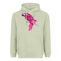 Matcha pink parrot T-shirts Heavyweight Hoodie - artisFamous