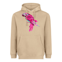 Mushroom pink parrot T-shirts Heavyweight Hoodie - artisFamous