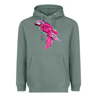 Sage pink parrot T-shirts Heavyweight Hoodie - artisFamous