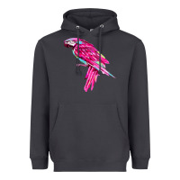 Pink Parrot T-shirts Heavyweight Hoodie | Teevron