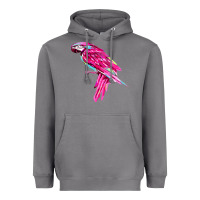 Storm pink parrot T-shirts Heavyweight Hoodie - artisFamous