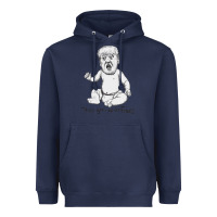 Navy baby trump Heavyweight Hoodie - artisFamous