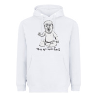 White baby trump Heavyweight Hoodie - artisFamous