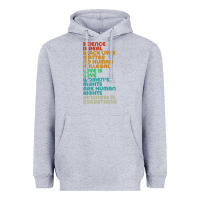 Heather Grey vintage, retro science is real, black lives matter Heavyweight Hoodie - artisFamous