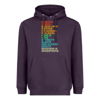 Plum vintage, retro science is real, black lives matter Heavyweight Hoodie - artisFamous