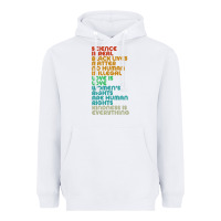 White vintage, retro science is real, black lives matter Heavyweight Hoodie - artisFamous