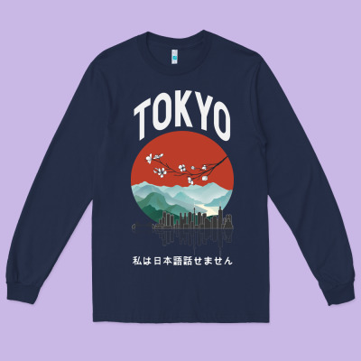 Tokyo Long Sleeve Tee Designed By Bettercallsaul