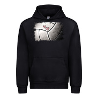 Black volleyball brushstroke Urban Hoodie - RanaPortraitStore