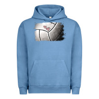 Pigment Pebble Blue volleyball brushstroke Urban Hoodie - RanaPortraitStore