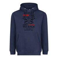 Navy tabletop rpg d20 orc massage critical failure Heavyweight Hoodie - artisFamous