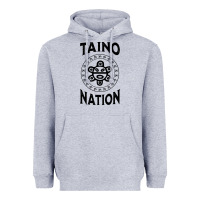 Heather Grey white taino nation coqui sun boricua taino Heavyweight Hoodie - artisFamous