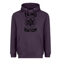 Plum white taino nation coqui sun boricua taino Heavyweight Hoodie - artisFamous